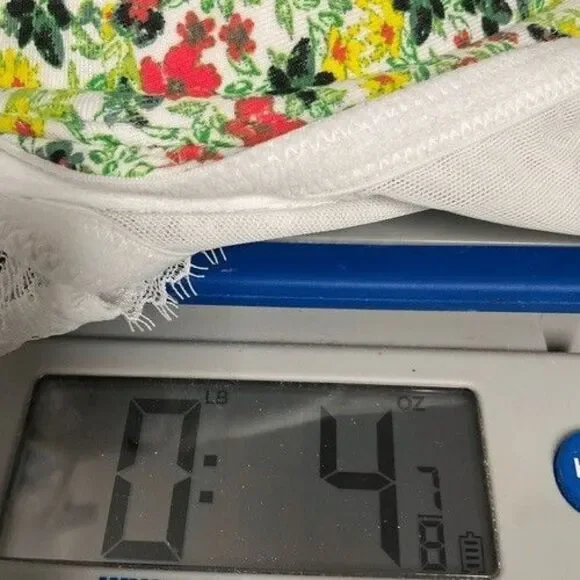 NWOT Cacique Front Close Lined Lightly Bra Women Plus Size 44B Racerback Floral - Picture 9 of 9